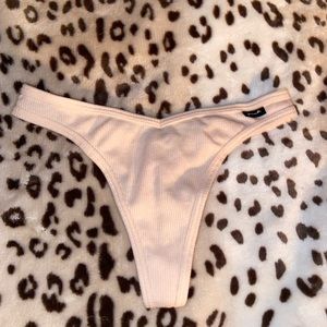 Victoria secret pink cotton thong